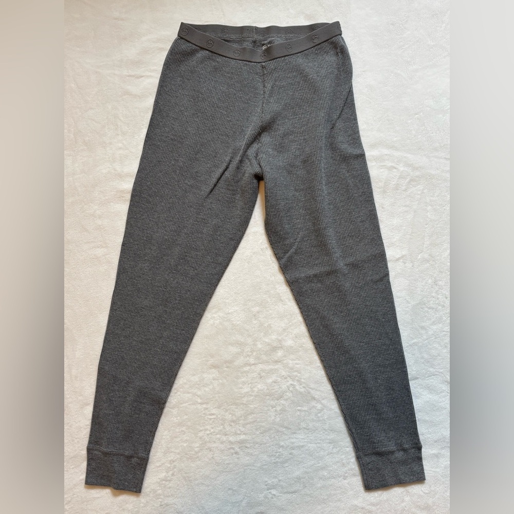 Magellan Outdoors Gray Waffle Knit Pants